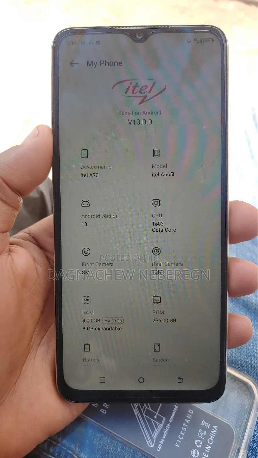 New Itel A70 256 GB White