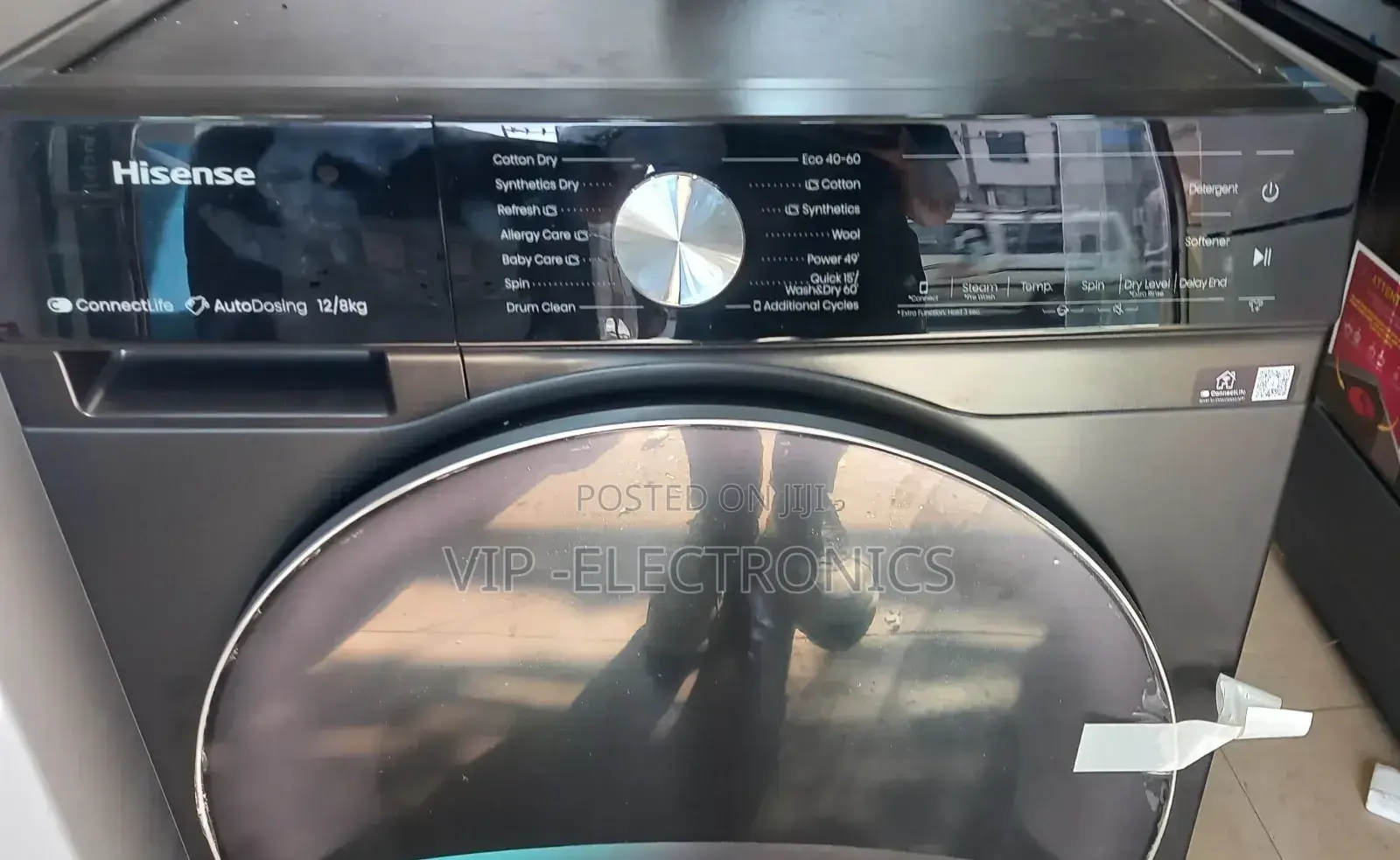 Hisnese Automatic Washing Machine 12/8 Kg