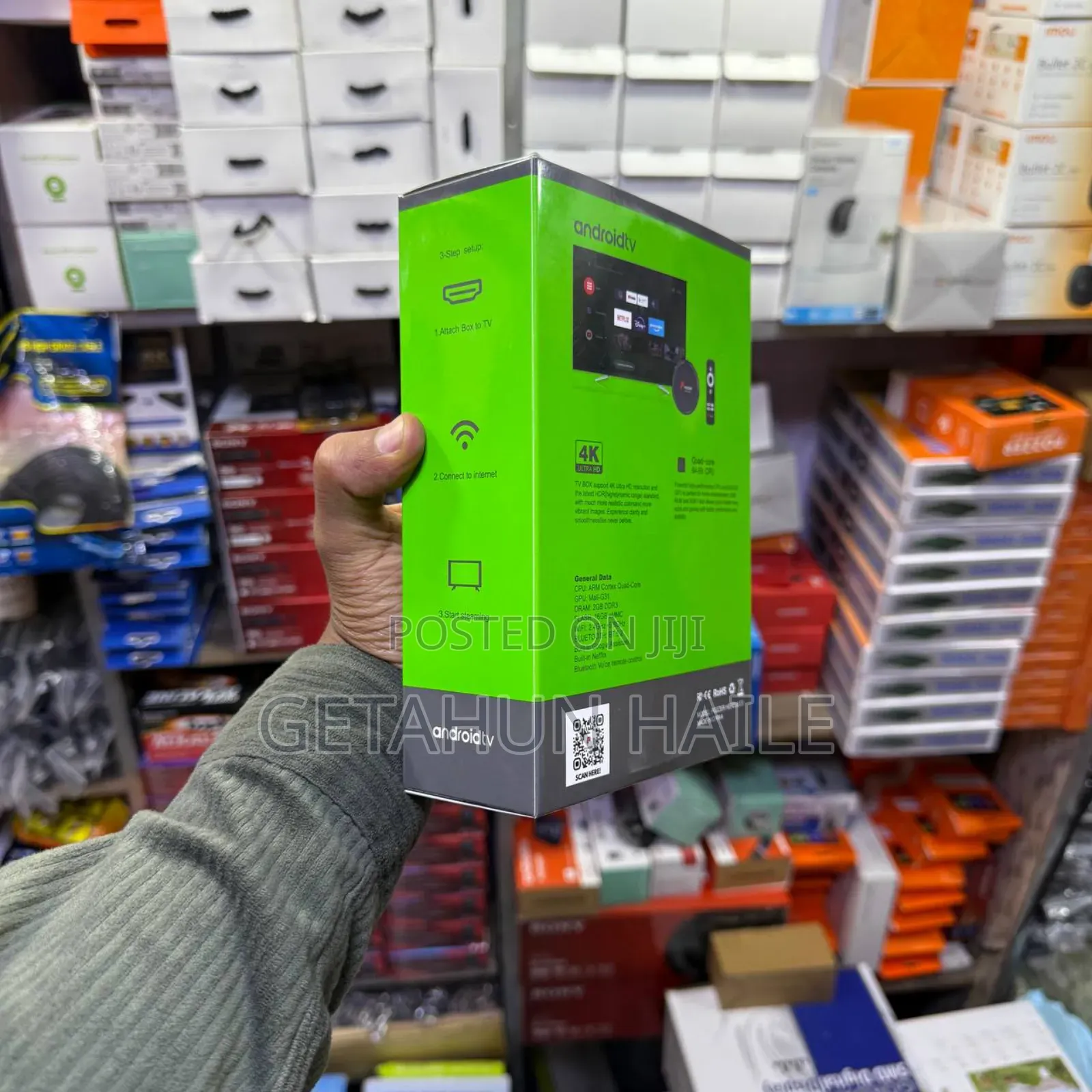 Pozzer Smart Tv Box (Hercules Tv Smart ማድረጊያ)