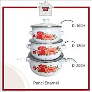 3-Piece Non-Stick Cookware Set 16cm, 18cm, 20cm