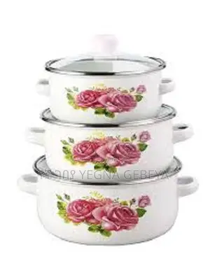 3-Piece Non-Stick Cookware Set 16cm, 18cm, 20cm