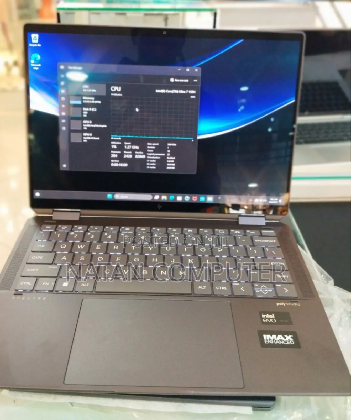 New Laptop HP Spectre X360 16GB Intel Core Ultra 7 SSD 1T