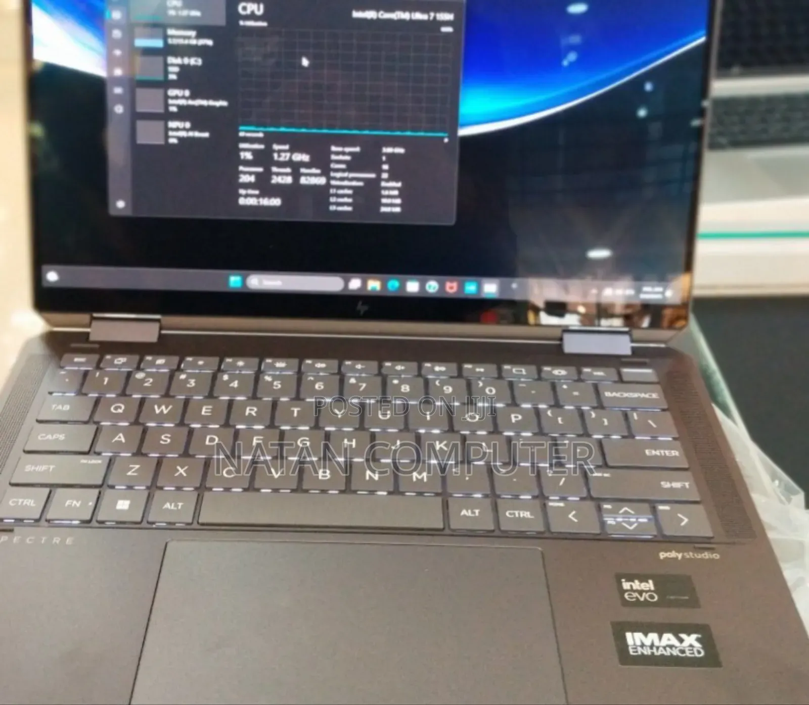 New Laptop HP Spectre X360 16GB Intel Core Ultra 7 SSD 1T