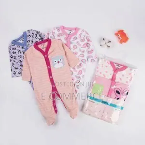 Piece Newborn Baby Foot(የዱባይ) Wrapped Jumpsuit