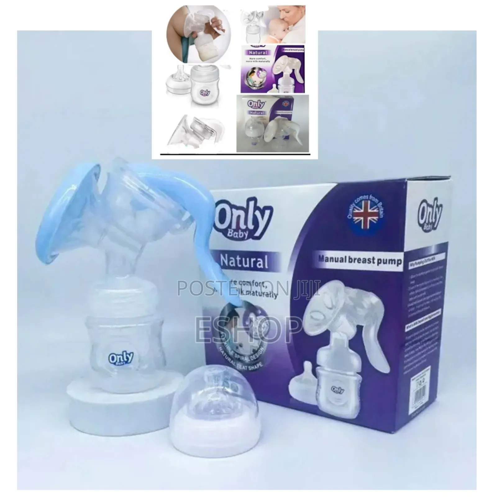 **Soft Comfortable Handheld Breast Pump for Moms**