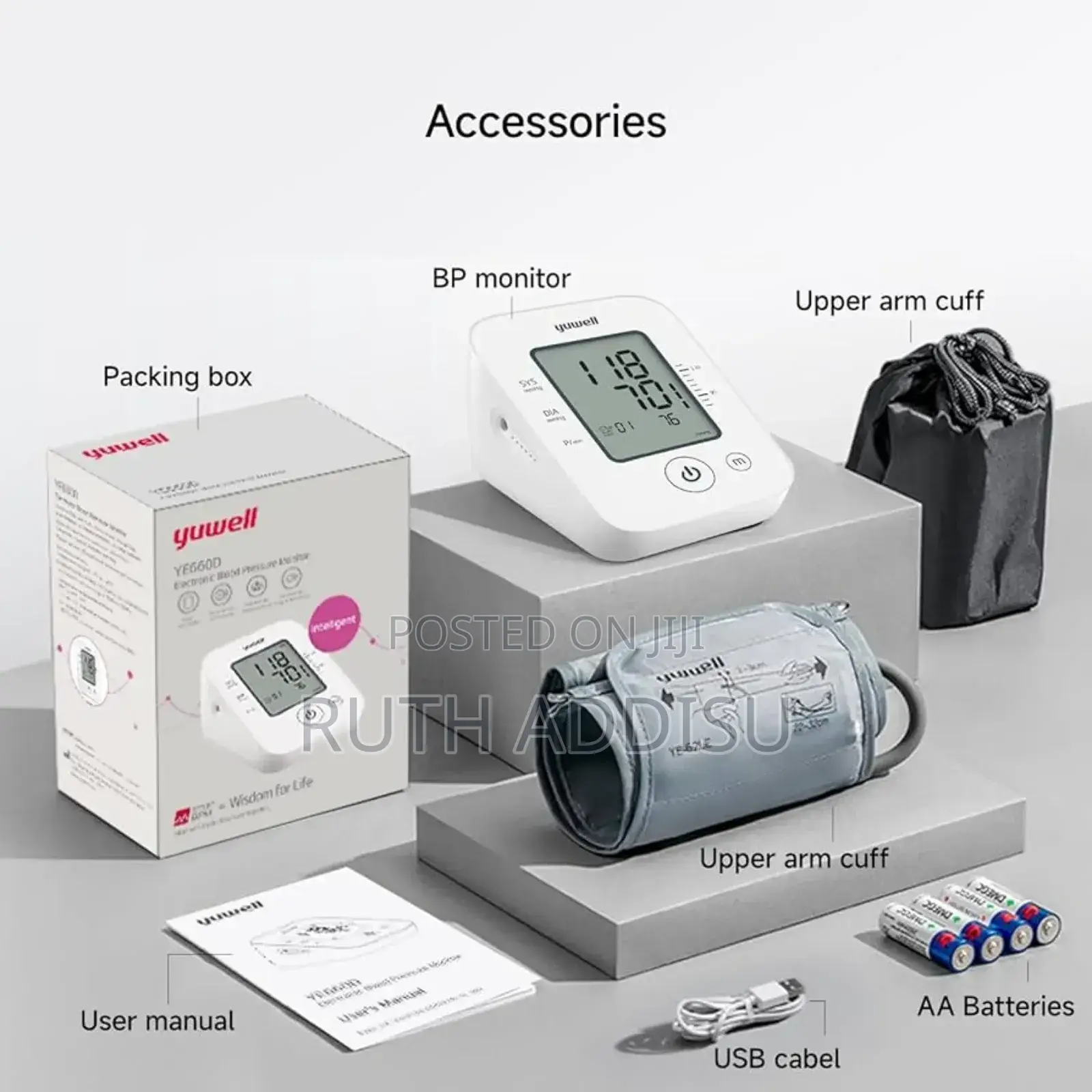 Digital Blood Pressuer Monitor Brand New Packed Yuwell Bp