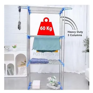 Photo - **Large Surface Drying Rack – Dries Clothes Faster**