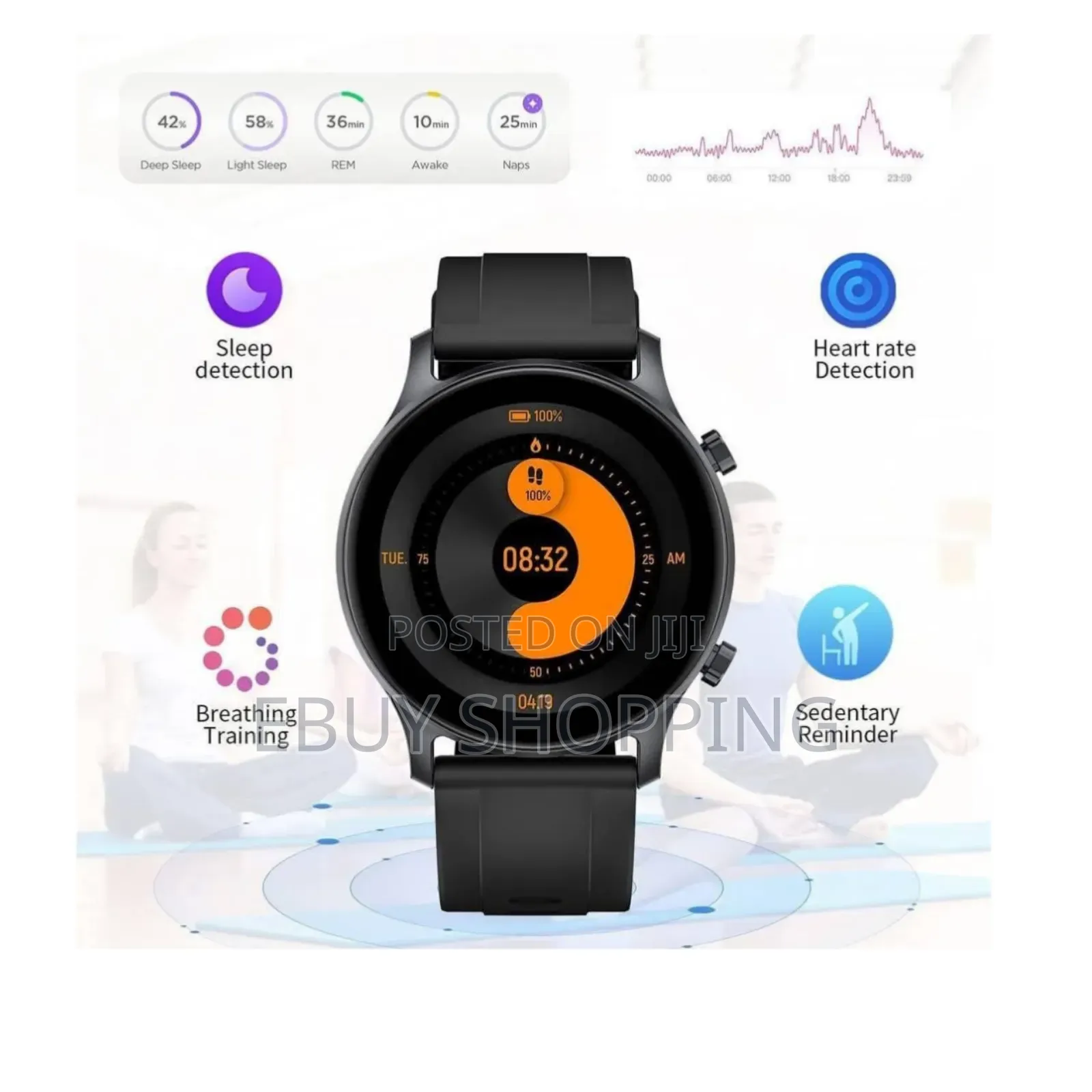 **Your 24/7 Health Guardian – Haylou Rs3 Smartwatch**