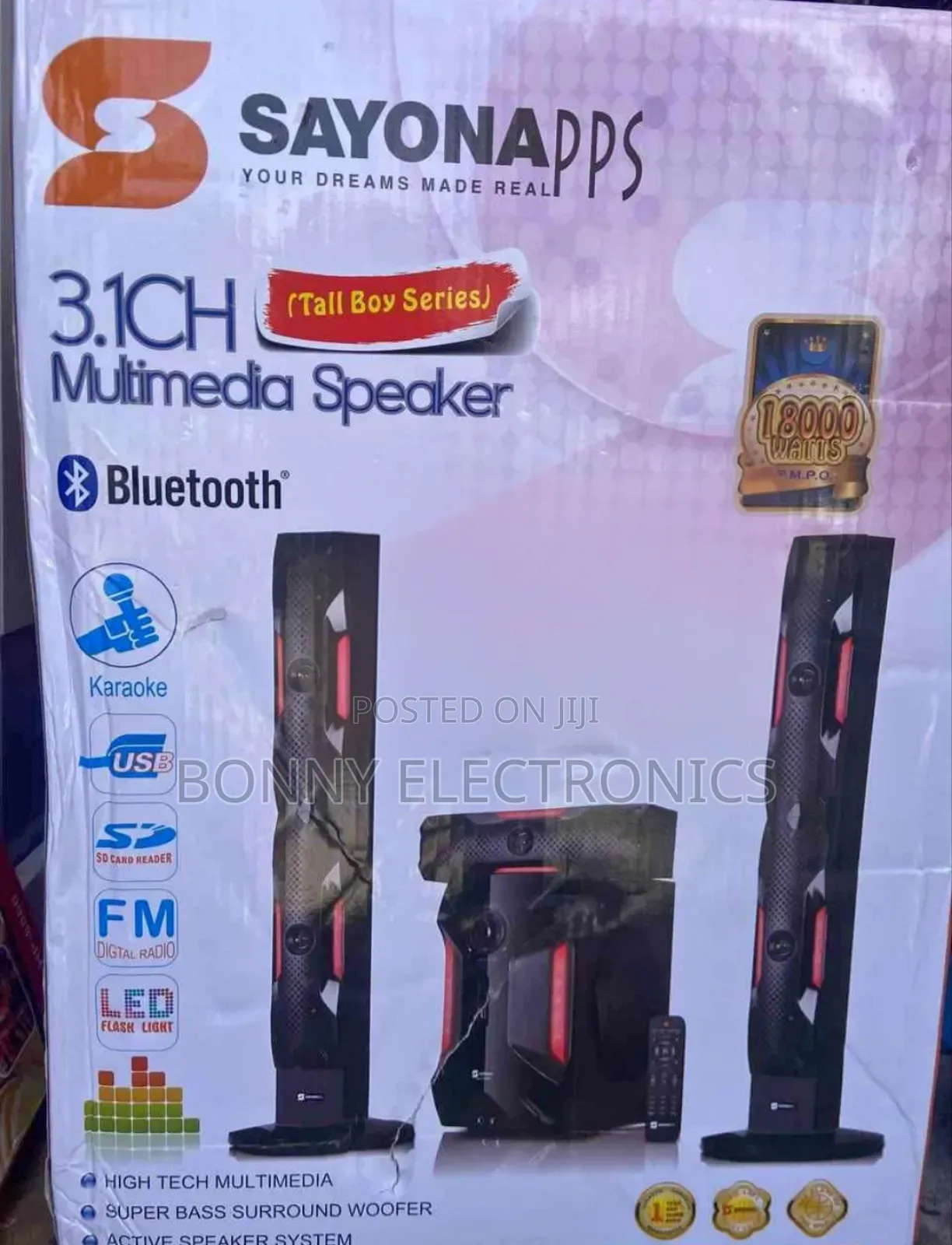 Sayonaps Powerful Bass Speaker – Feel the Beat!