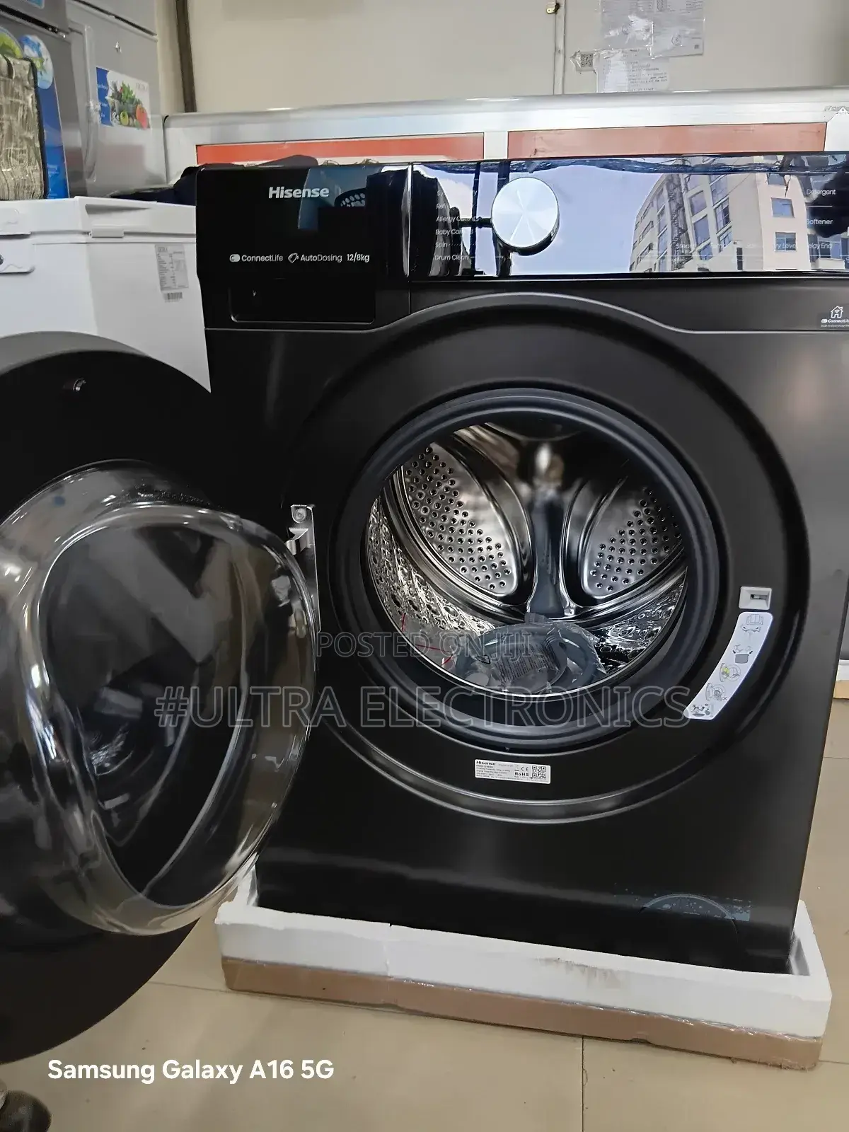 Hisense Washing Machine Front Loader 12/8 Kg