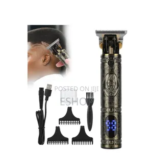 **Barber-Level Hair Clipper – Kemei Adjustable**