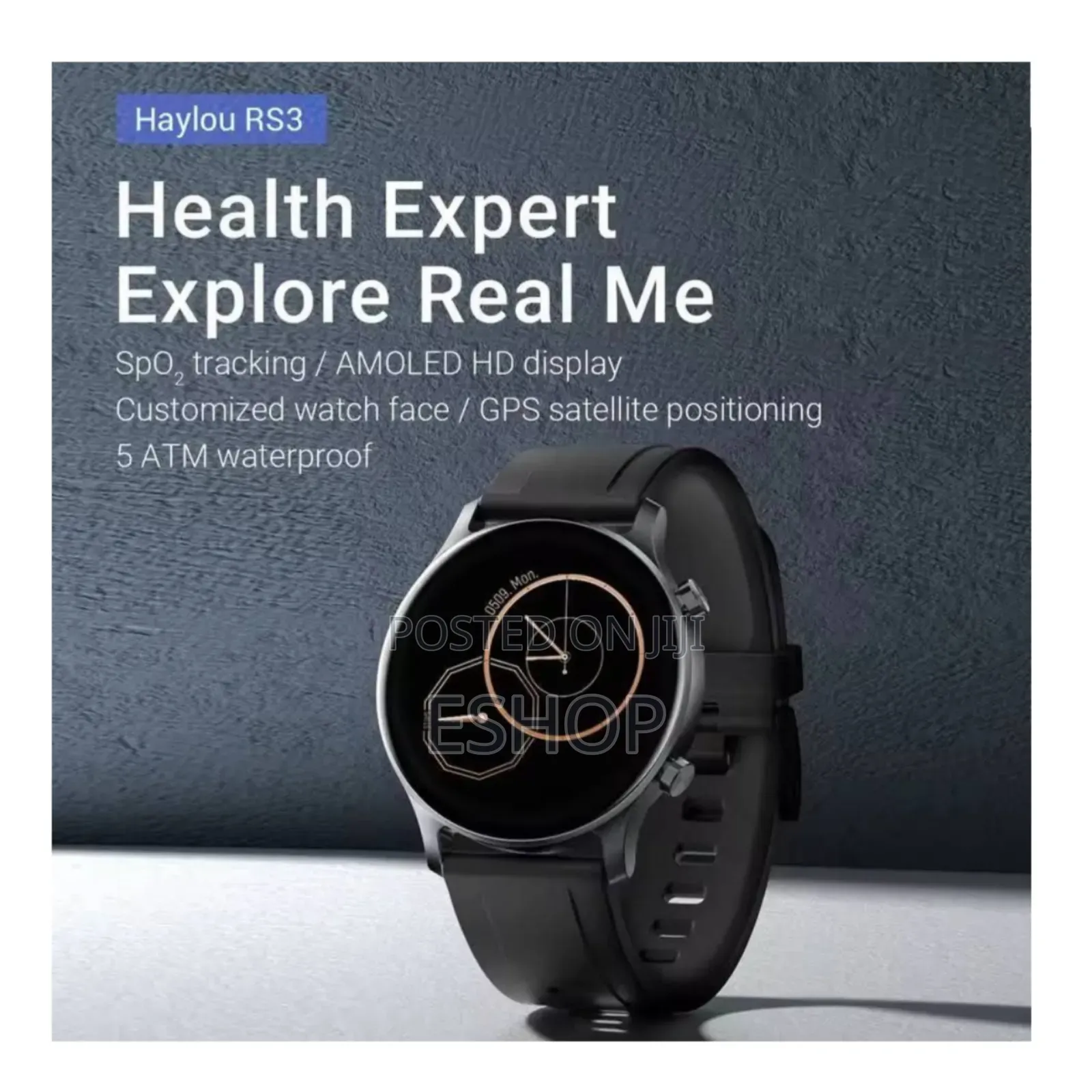 **Haylou Rs3 – Water-Resistant Durable for Daily Use**