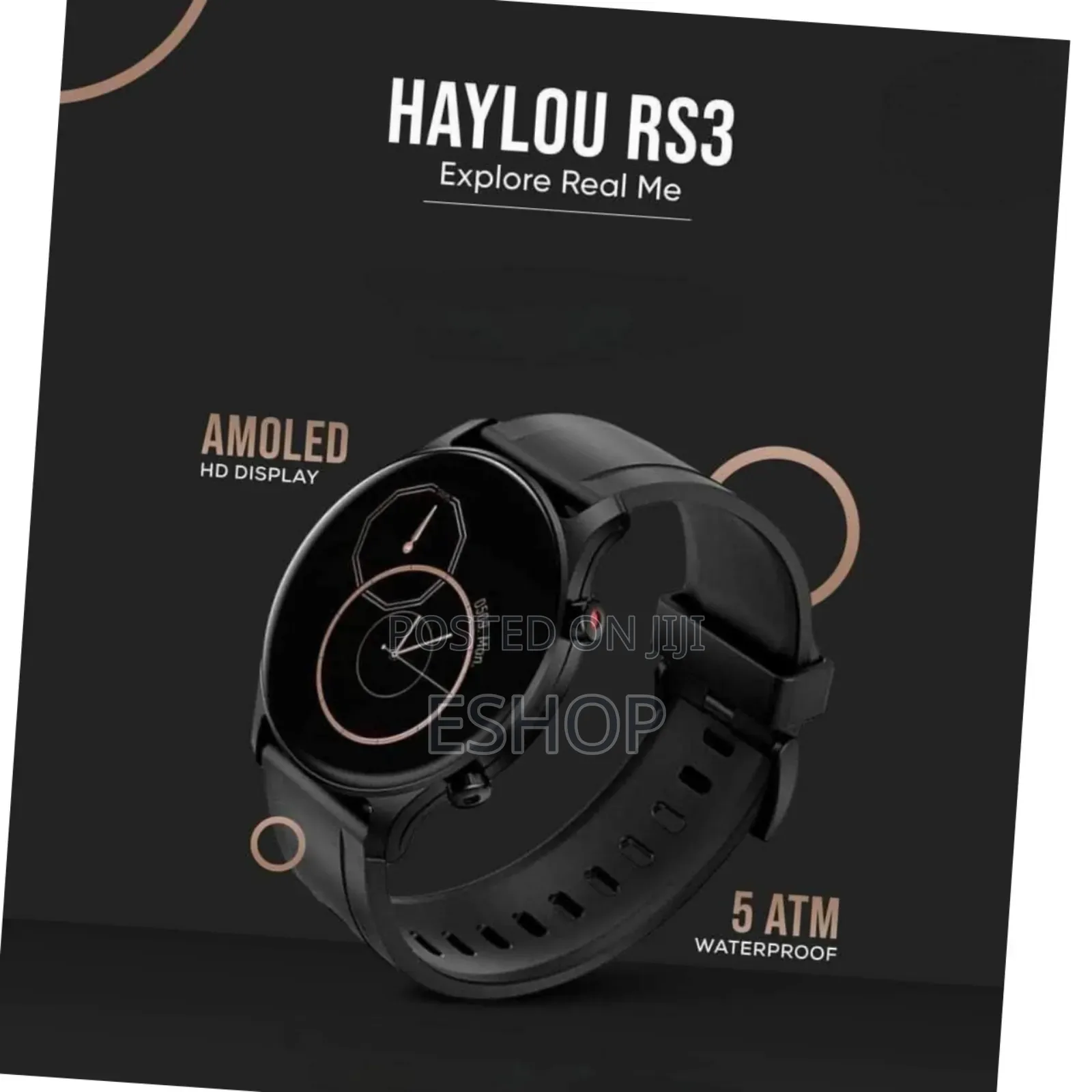 **Haylou Rs3 – Water-Resistant Durable for Daily Use**
