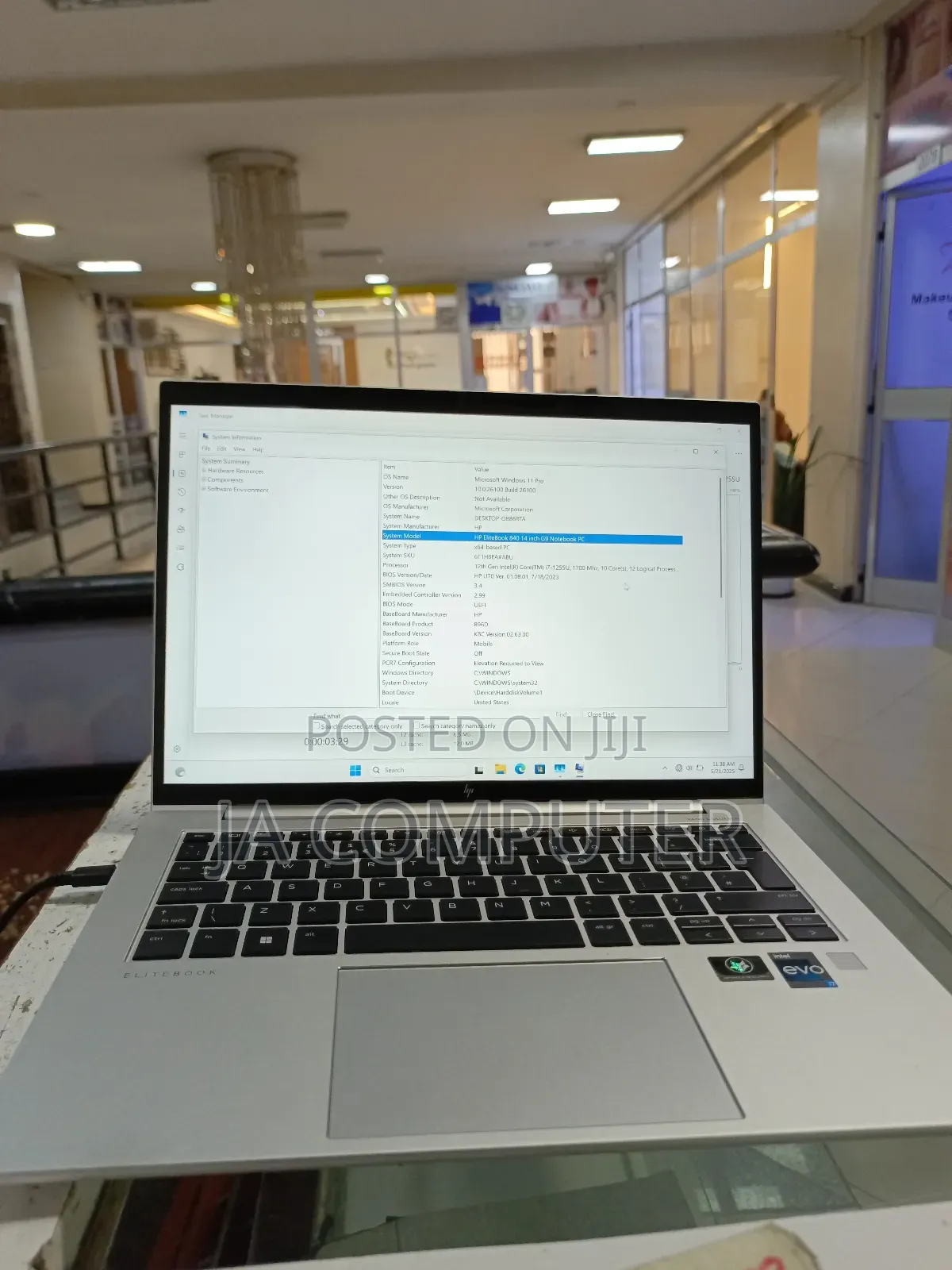 New Laptop HP EliteBook 840 G9 16GB Intel Core I7 SSD 512GB