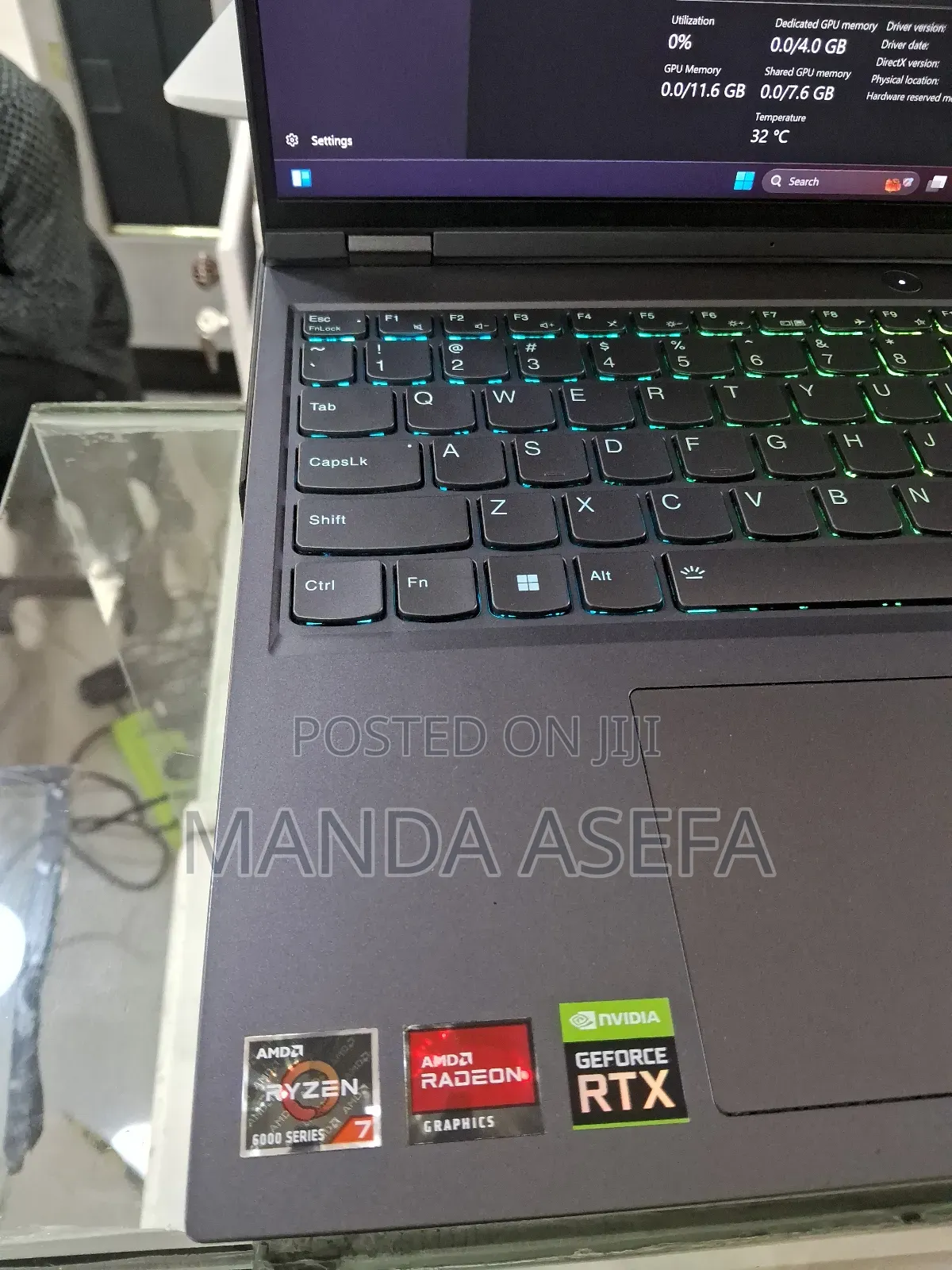 New Laptop Lenovo Legion 5 16GB AMD Ryzen 5 SSD 512GB