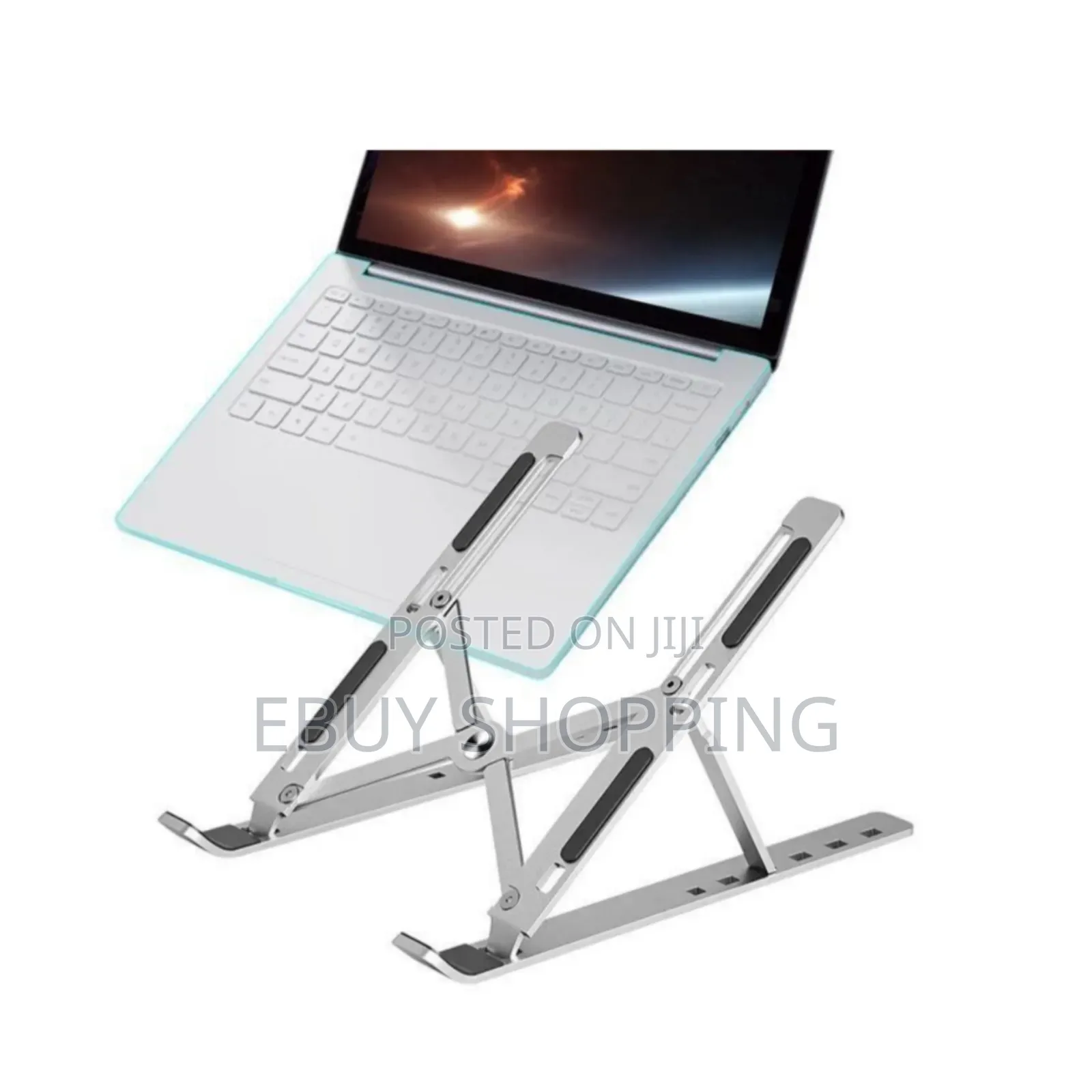 Stay Productive! Adjustable Laptop Holder For Comfort.
