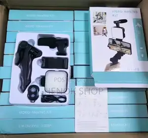 3 በ 1 የያዘ Original የ [Video] መቅረጫ - | Light | Mic | Tripod |