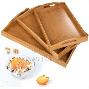 High Quality 3pcs Bamboo Trey