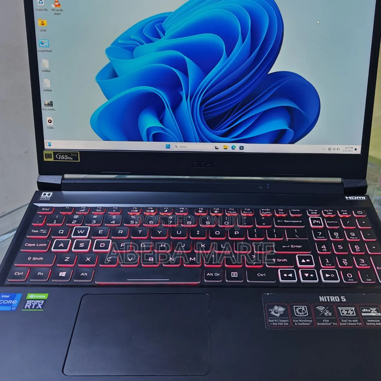 New Laptop Acer Nitro 5 16GB Intel Core I7 SSD 512GB