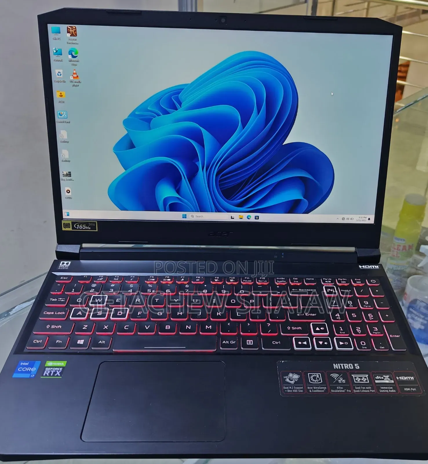 New Laptop Acer Nitro 5 16GB Intel Core I7 SSD 512GB