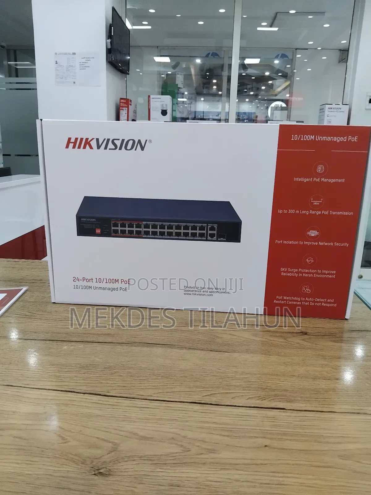 Hikvision 24 Port Poe Switch