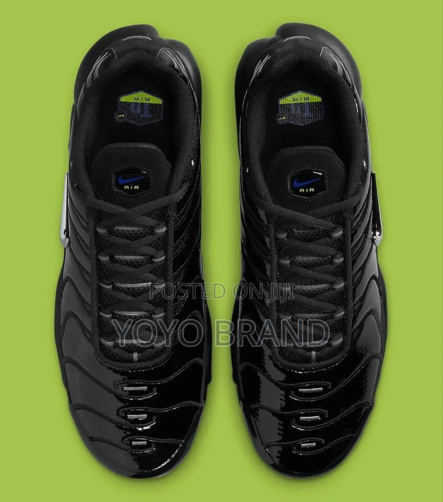 Air Nike Tn Black Lather