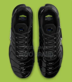 Air Nike Tn Black Lather
