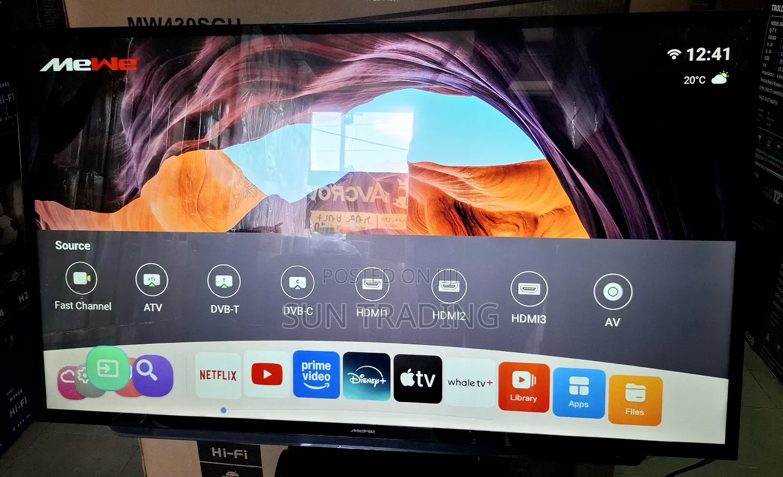 Mewe 55" Uhd Television by Whaleos