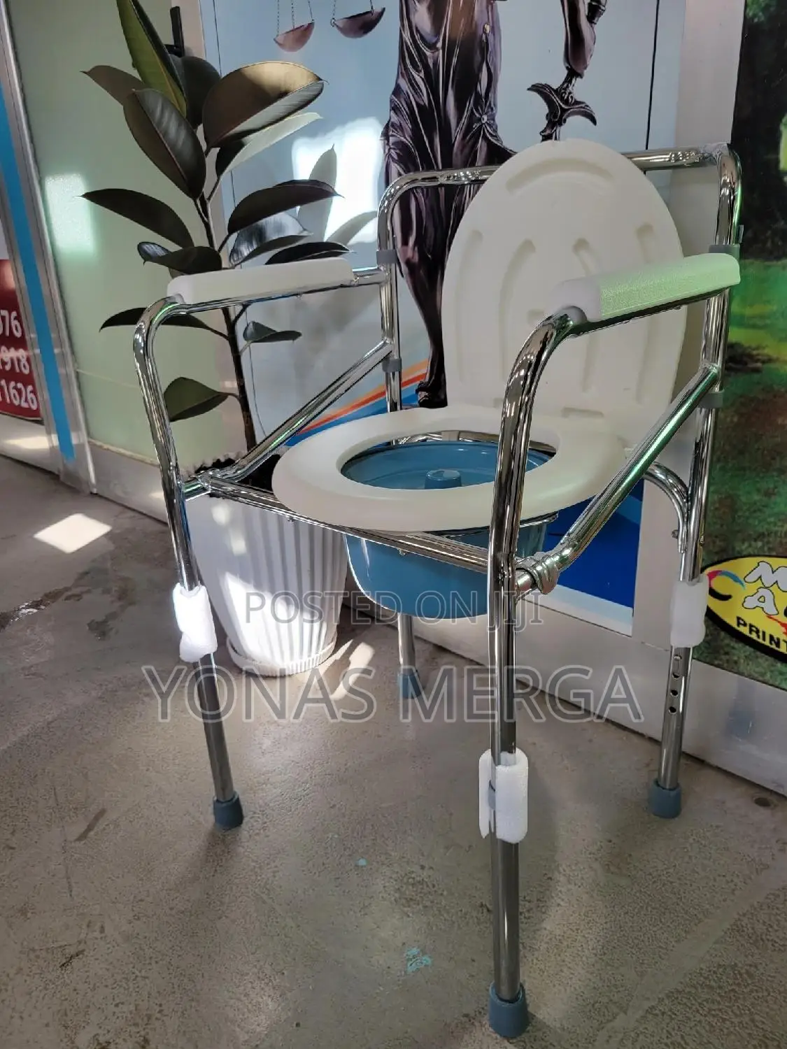 Bedside Toilet Chair፱ئstable Shower Chair٨፩popo/Shower Chair
