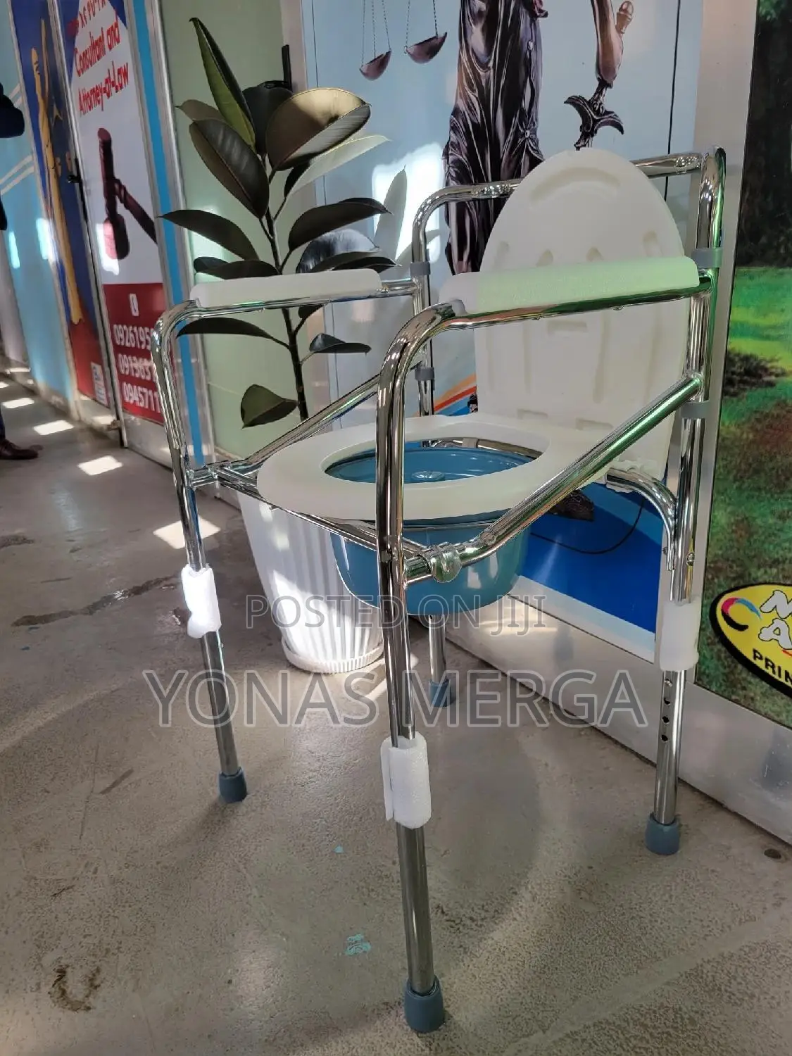 Bucket/Lid Support Toilet Chair፼錶space Saving,Easy to Carry