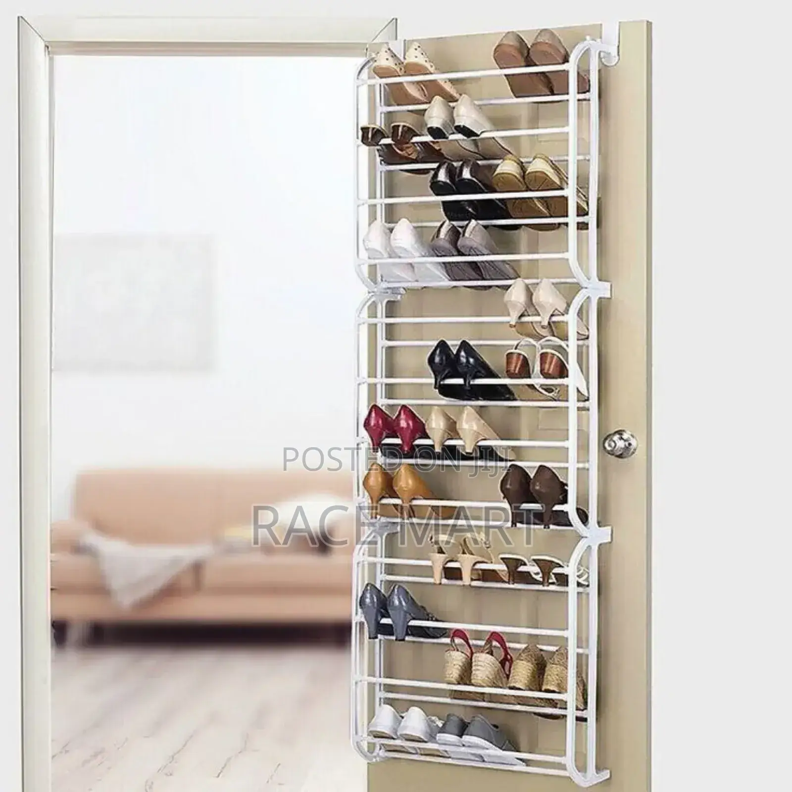 36 Pairs Over the Door Shoe Rack