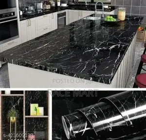 Photo - Marble Pattern Self Adhesive Wall Sticker