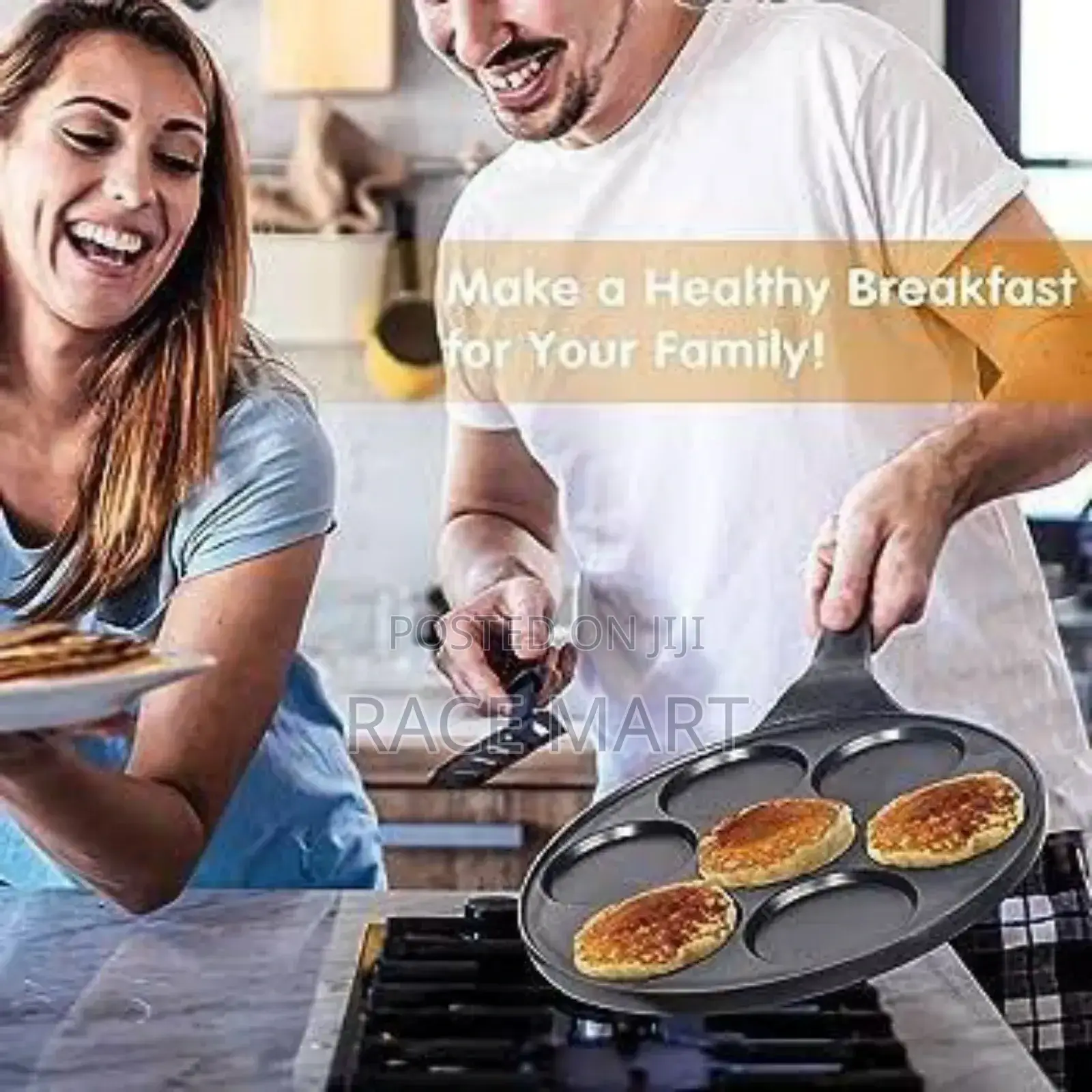 Smiley Face Non Stick Pancake Pan
