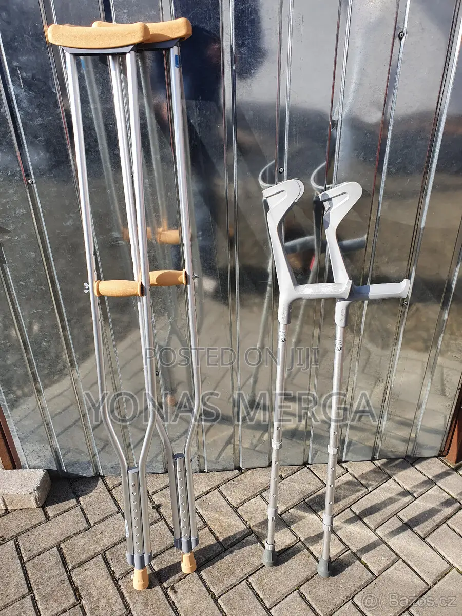 Elbow Crutches፰ءክራንች፩crutches Forearm Crutches Chrome (Pair)