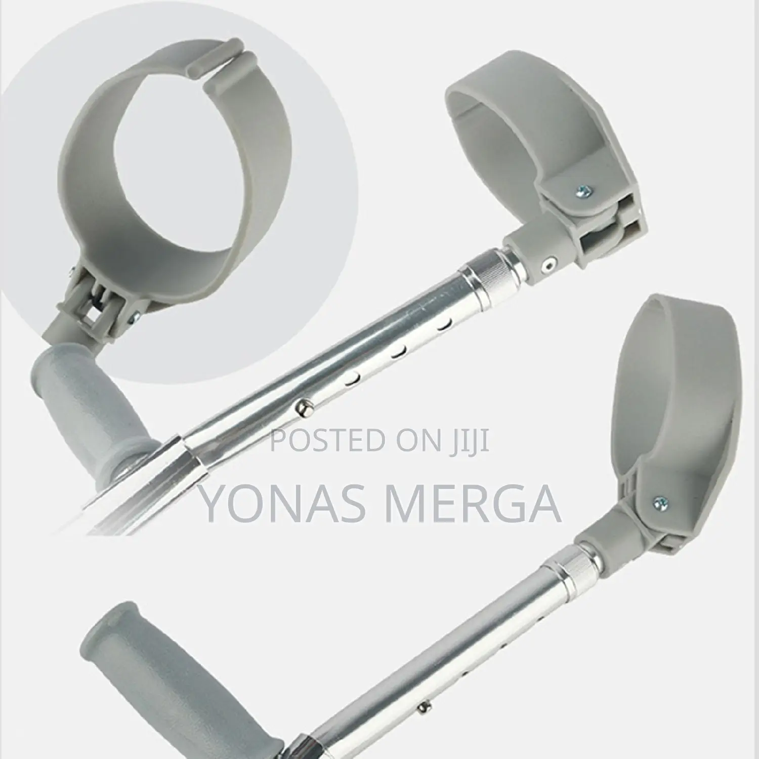 Axilla Under Arm Crutches,Telescopic Non-Slip Walker- 1 Pair