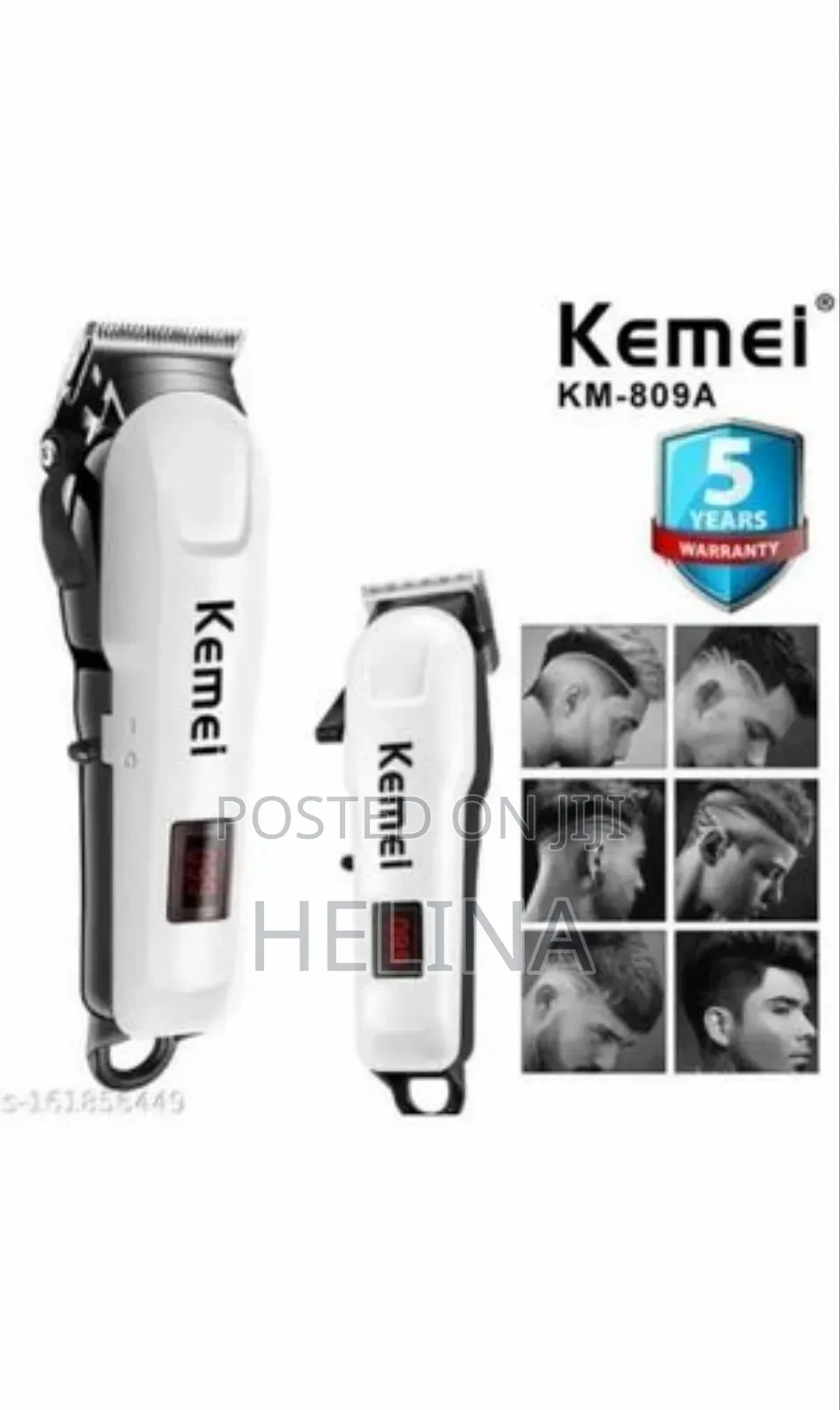 Long-Lasting Battery Kemei Hair Clipper