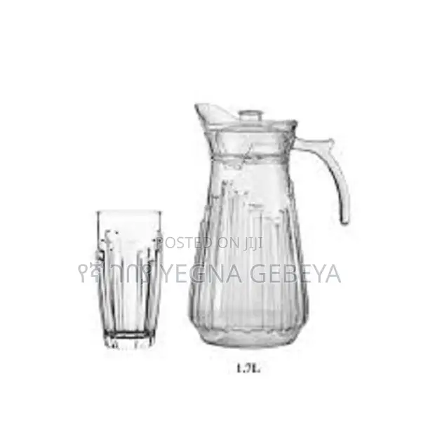 Elegant Deli Glass Drinking Ware Set – 7-Piece