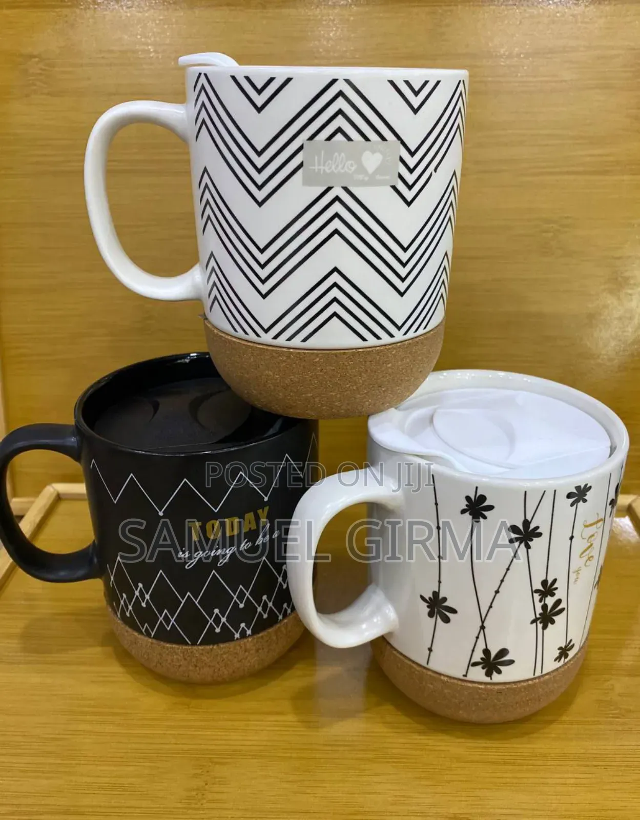  Ceramic Mug
 400 ሚሊ የሚይዝ
ወፍራም ቶሎ የማያቀዘቅዝ