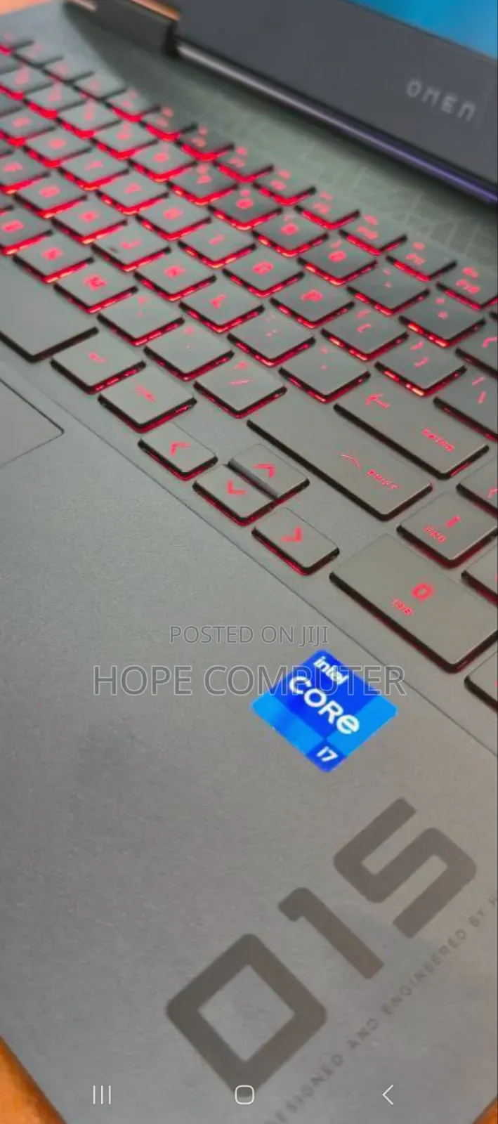 New Laptop HP Omen 15 16GB Intel Core I7 SSD 1T