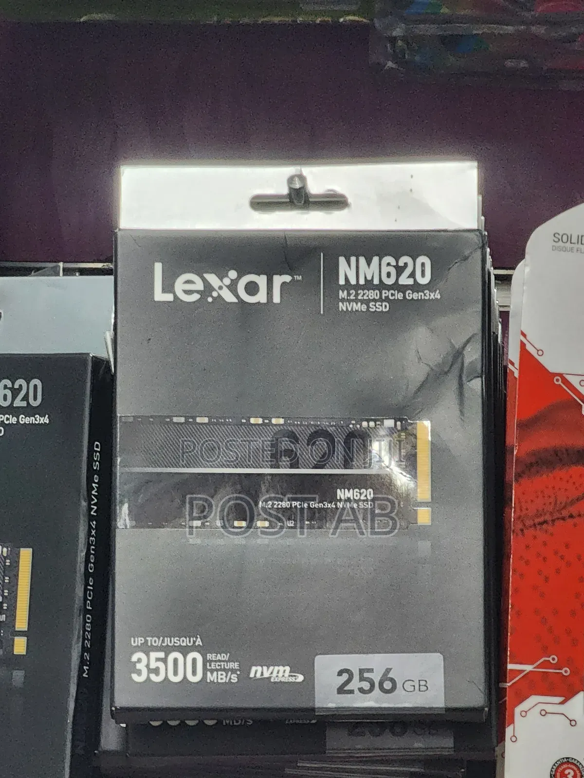 Lexar Nvme 256 Gb SSD Pcle Storage M.2