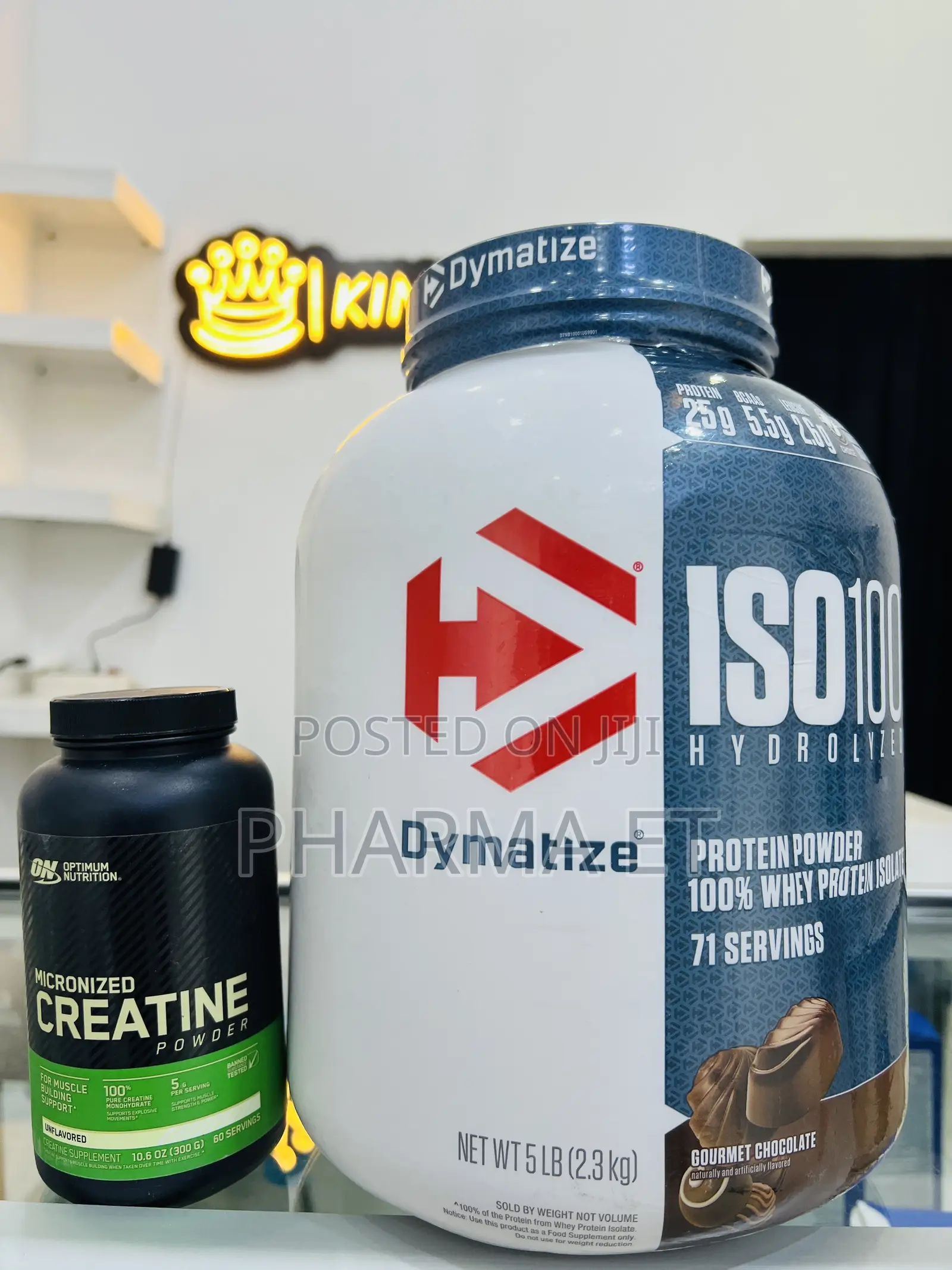 Iso Dymatize Whey Protien With on Micronized Creatine