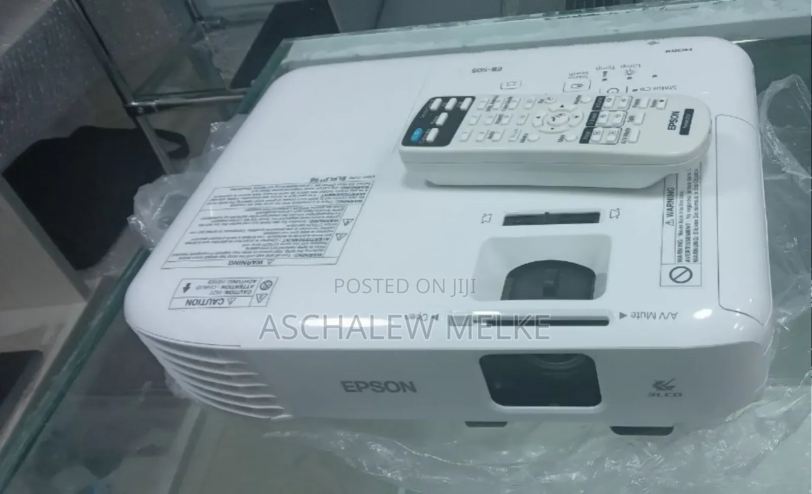 Epson Projector With Remote 
Model Name: Eb-S05
Hardware