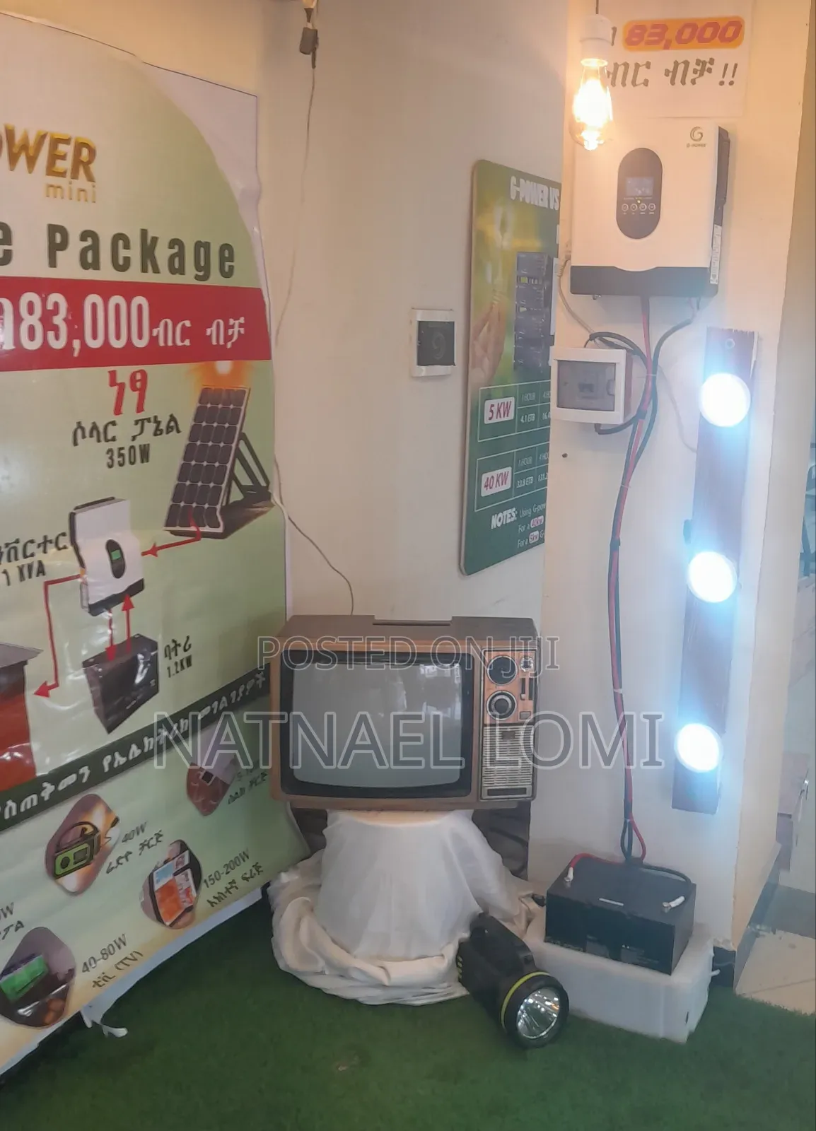 Hybrid Mini Invertor and Battery