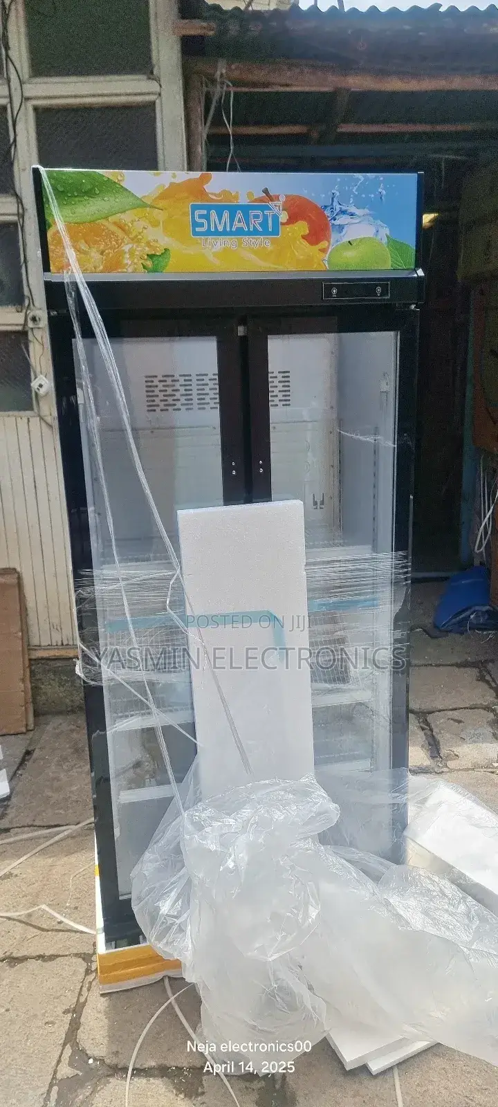 Smart Showcase 455l Display Fridge 2-door Side By Side Deliv