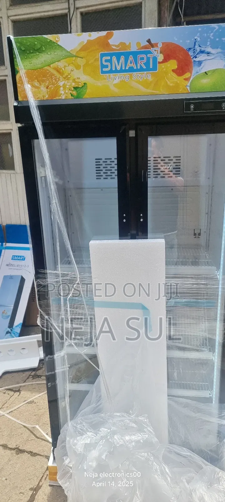 Smart Showcase 455l Display Fridge 2-door Side By Side Deliv