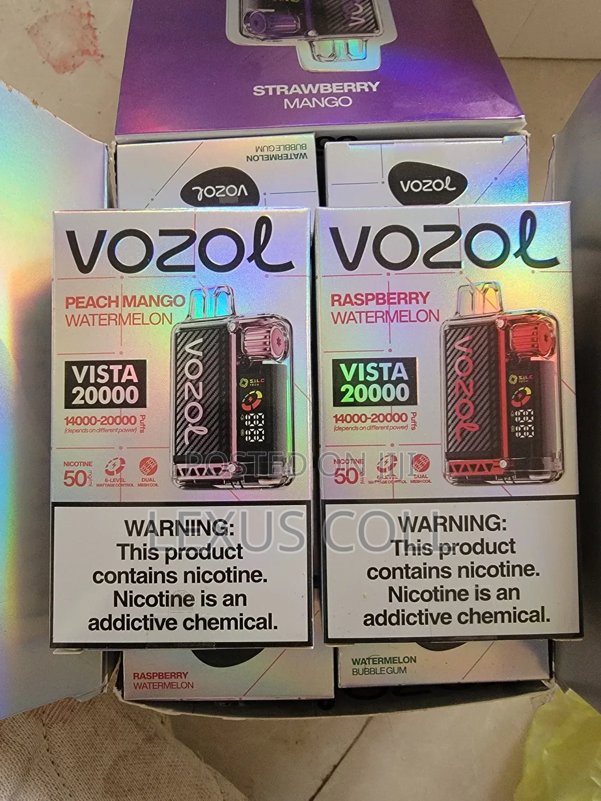 Rasberry Watermelon Vape 20,000 Puff Vozol