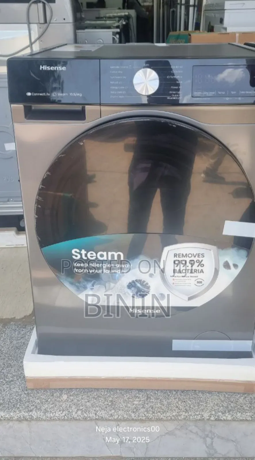 Hisense Washer + Dryers 10,5/6kg Full Dryers 100% Delive