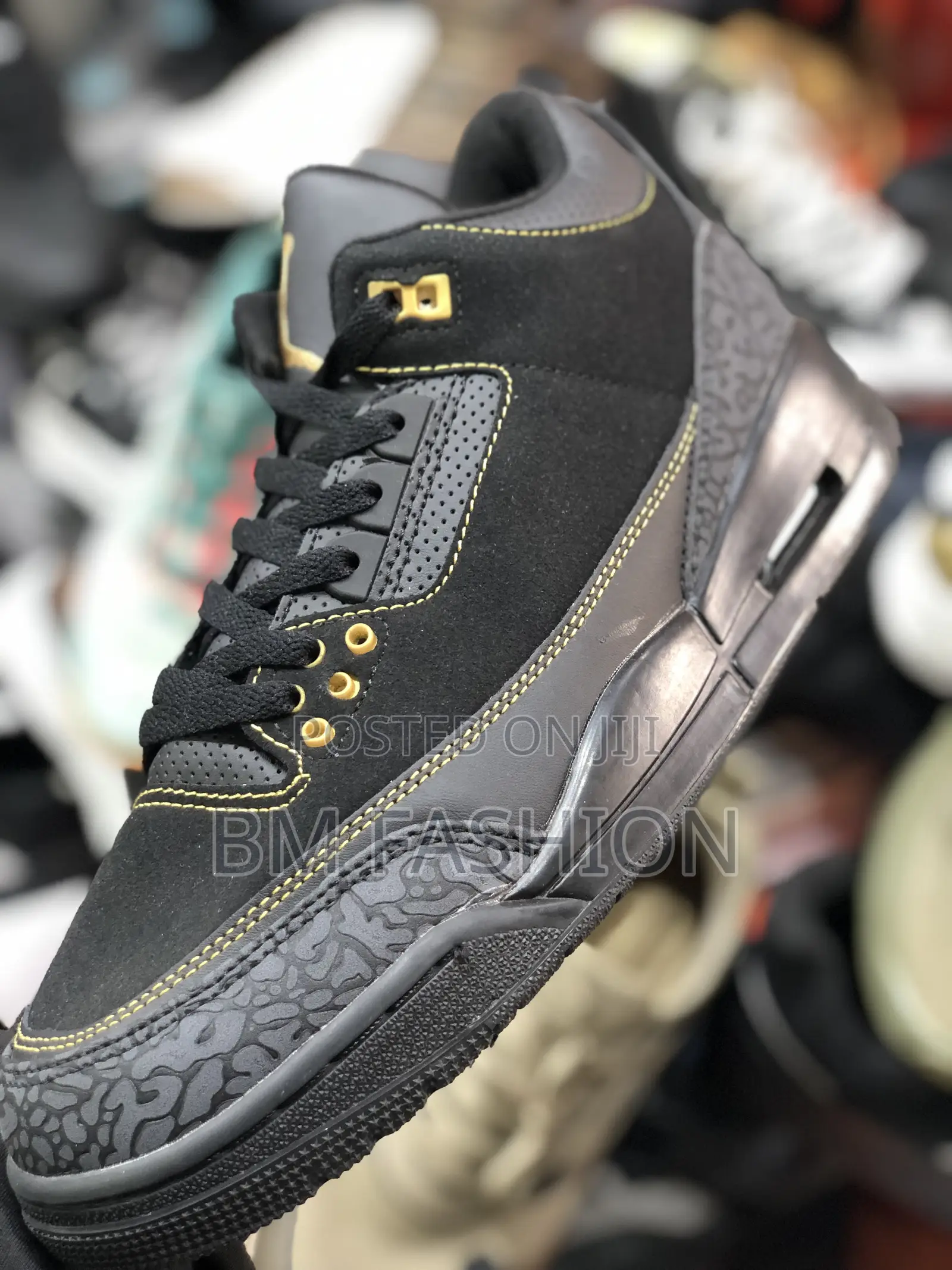 Jordan 3 Black X Golden