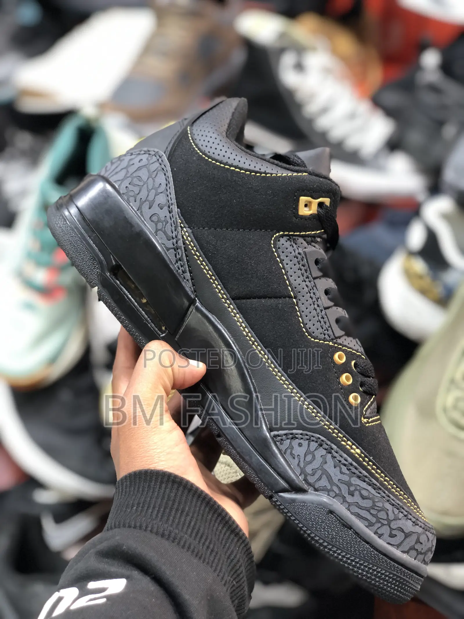 Jordan 3 Black X Golden