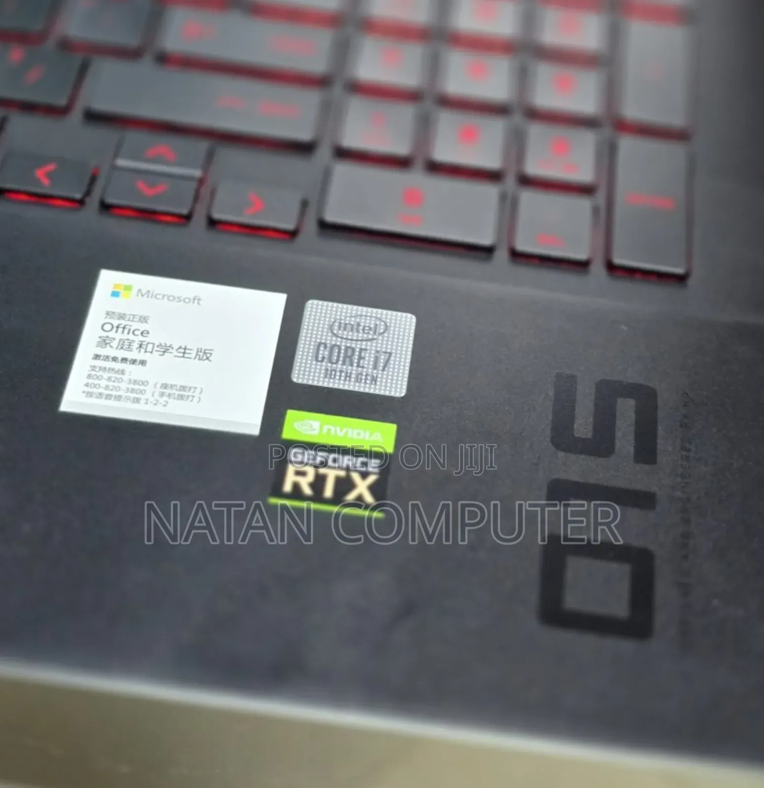 New Laptop HP Omen 15-Dh002nr 16GB Intel Core I7 SSD 512GB